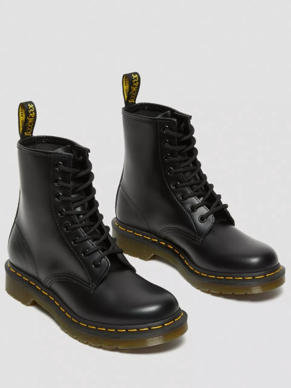 Dr. Martens 1460 WOMEN'S Smooth Leather Lace Up Boots Size 7